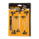 KIT 8 CLES TORX TYPE POIGNEE T