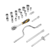 COFFRET METAL DOUILLES ET EMBOUTS 1/2'' 24PIECES TOLSEN