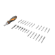KIT TOURNEVIS A CLIQUET 26 PIECES