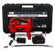 POMPE A GRAISSE ELECTRIQUE 21V AVEC 2 BATTERIES 4 AH