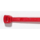 100 COLLIERS DE SERRAGE 3.6x141MM ROUGE