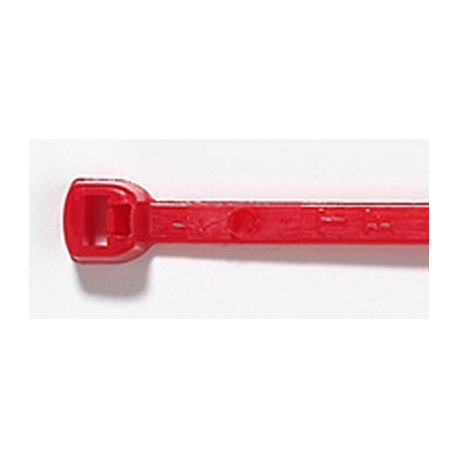 100 COLLIERS DE SERRAGE 3.6x141MM ROUGE