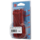 100 COLLIERS 2.4X111MM ROUGE