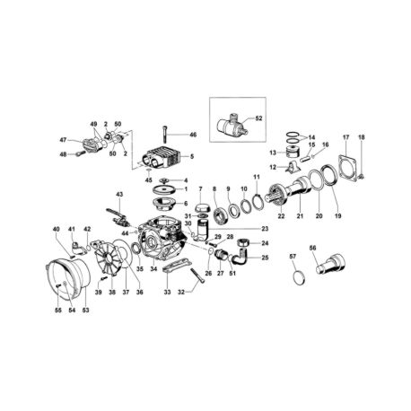 KIT MEMBRANE CAOUTCH.PA530(lot3)