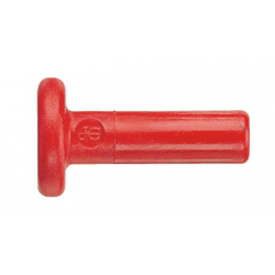 BOUCHON MALE POUR RACCORD 12MM ROUGE