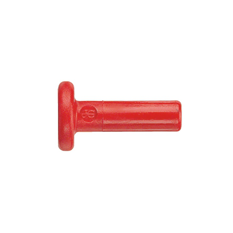 BOUCHON MALE POUR RACCORD 12MM ROUGE