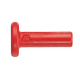 BOUCHON MALE POUR RACCORD 4MM ROUGE