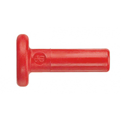 BOUCHON MALE POUR RACCORD 4MM ROUGE